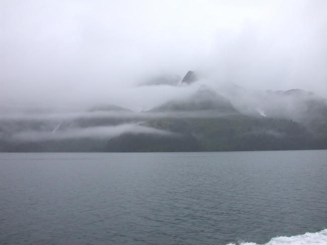 Leaving Seward on way to Kenai Fjords area from offshore