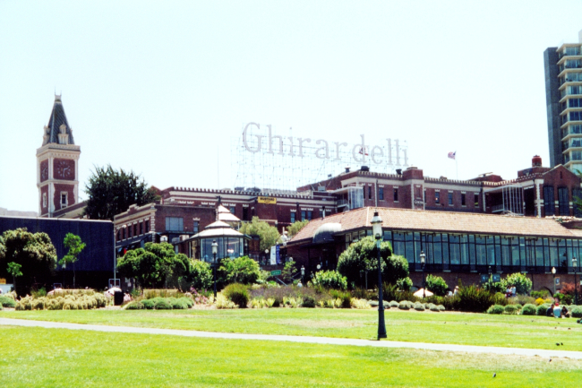 Ghirardelli Square, home of famous chocolate