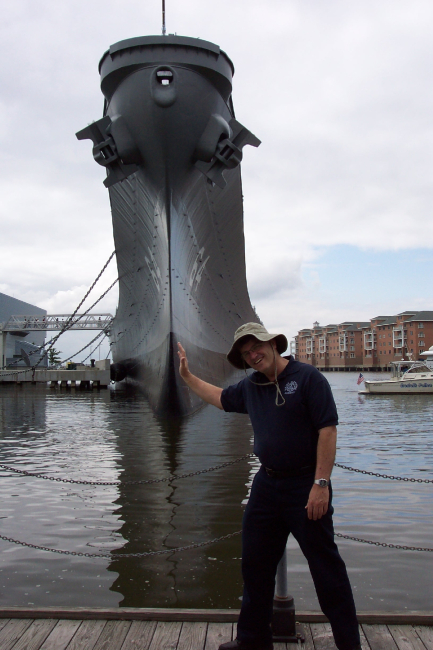Giving the Battleship Wisconsin a stability test