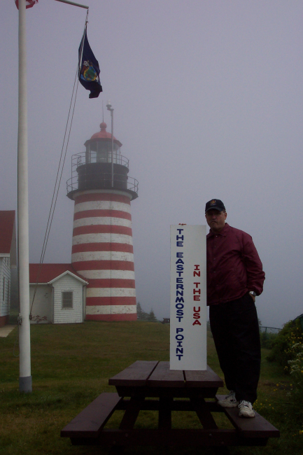 West Quoddy Head Lighthouse, the easternmost point in thecontiguous United States