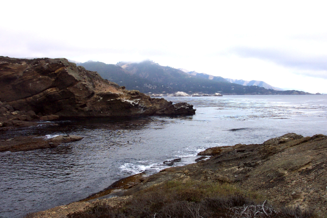 The Big Sur coastline as seen from Point Lobos
