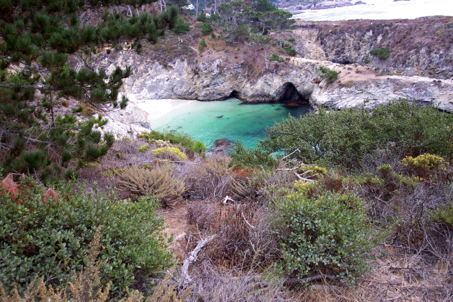 China Cove at the south end of Point Lobos State Reserve