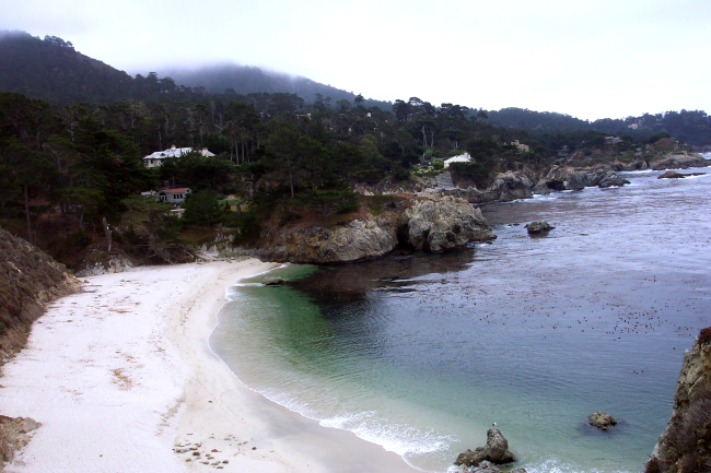 Gibson Beach at the south end of Point Lobos State Reserve