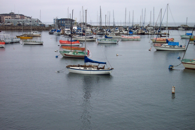 The harbor at Fisherman's Wharf, Monterey