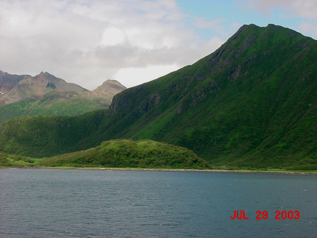 Fish Bay, an offshoot of Kuiutka Bay, out past Semidi Islands on AlaskaPeninsula