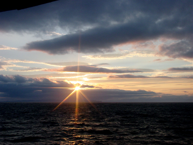 Gulf of Alaska sunset