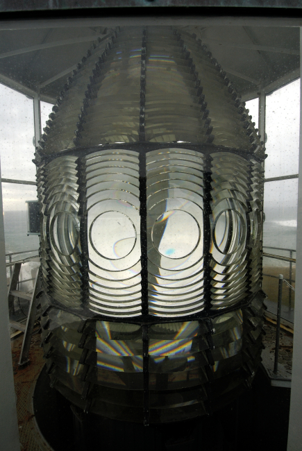 The lens at the Point Conception Lighthouse