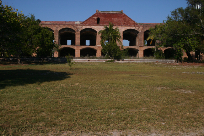 Interior view at Fort Jefferson
