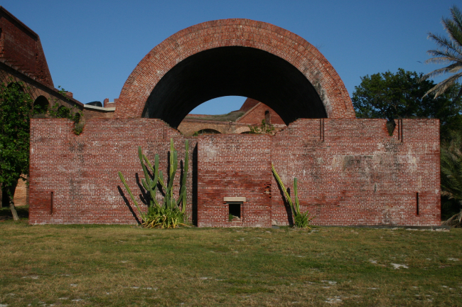 Interior view at Fort Jefferson
