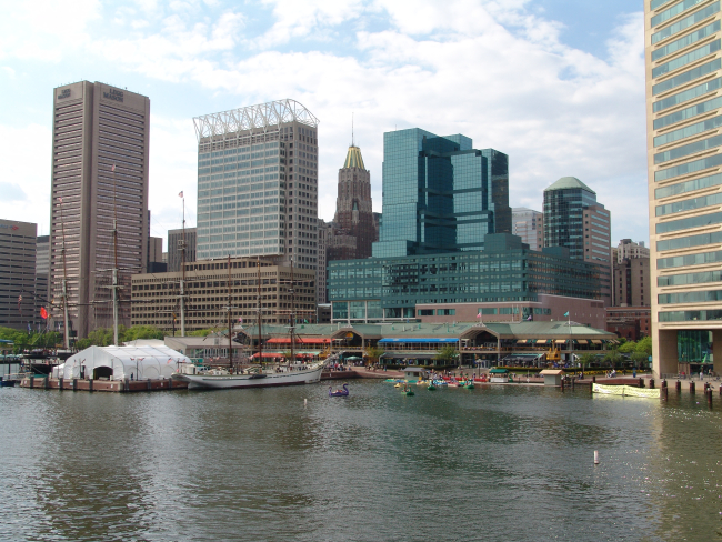 A view of the Inner Harbor