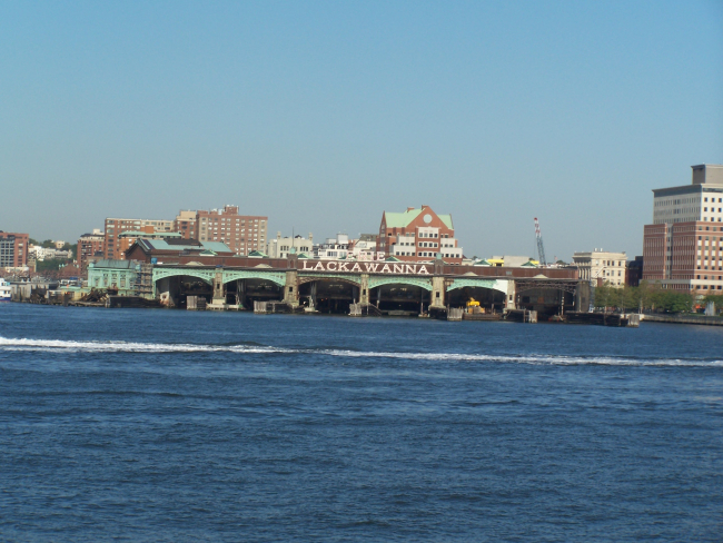 The Lackawanna railroad-ferry terminal at Hoboken