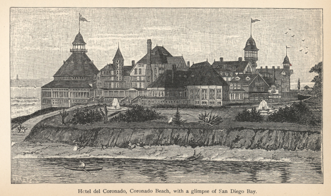 Hotel del Coronado, built in 1888, still a San Diego landmarkIn: California of the South by W