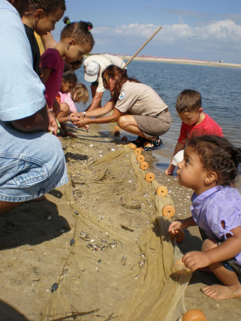 Children learn about the treasures of Chesapeake Bay at Flag Pond Nature Park