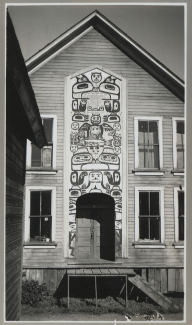 The Tlingit Indian Chief's house at Hoonah