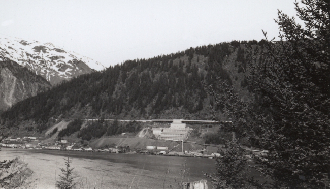 A large mine facility at Juneau