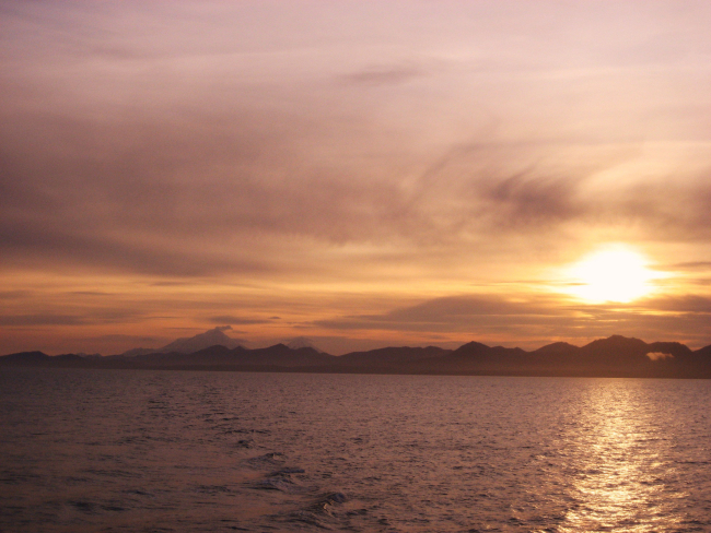 Alaska Peninsula sunset