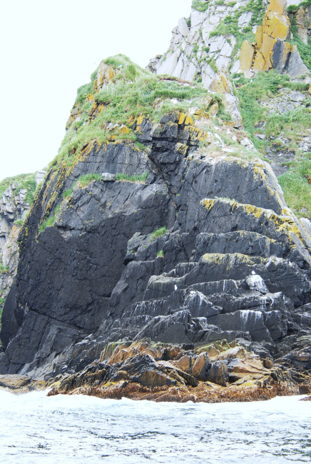 A rock formation on Big Koniuji Island