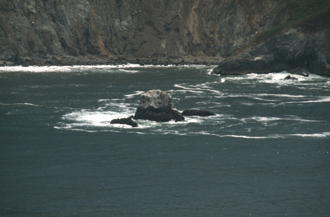 Rock offshore from Devil's Slide