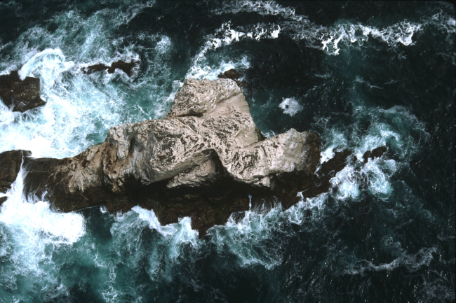 Unidentified offshore rock