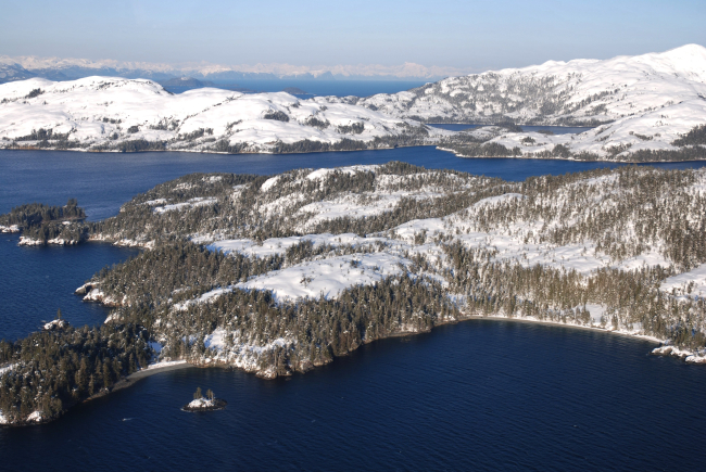 Evans Island and the labyrinthine waterways of western Prince William Sound