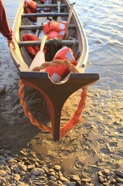Tlingit cedar canoe made at Sitka National Historic Park as part of revival ofTlingit culture