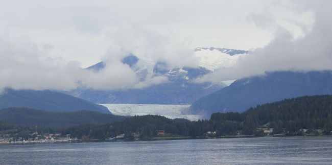 Approaching Juneau from the north