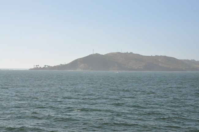 Point Loma seen from the NOAA Ship BELL SHIMADA entering San DiegoHarbor