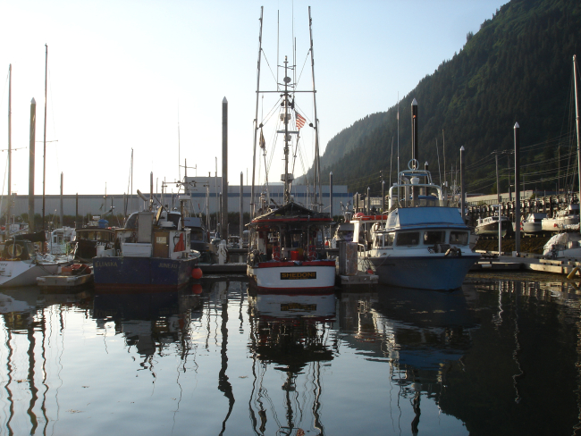 Small boat marina at Juneau