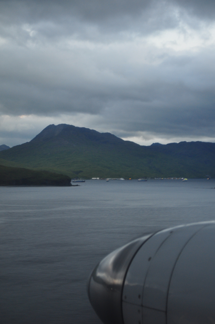 Final approach to Dutch Harbor
