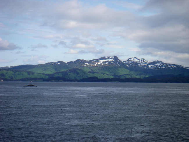 A view of mountains in Whale Pass