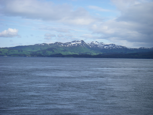 A view of mountains in Whale Pass