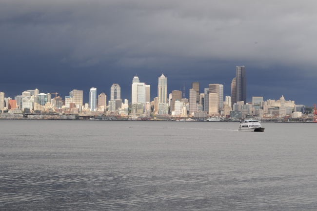 The Seattle Skyline south of the Space Needle