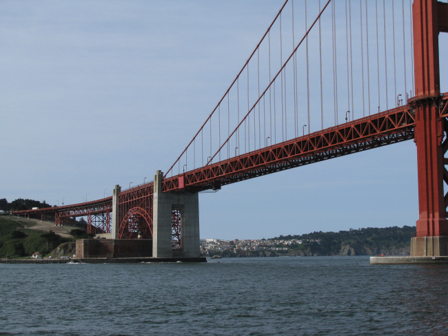 South end of the Golden Gate Bridge