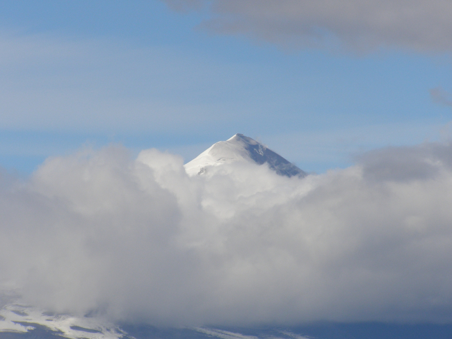 A view of Pavlof Volcano on the Alaska Peninsula