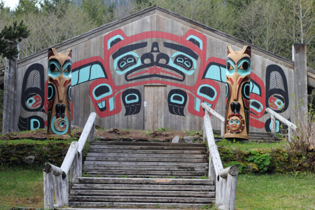 The Saxman Beaver Clan House of the Tlingit Indians