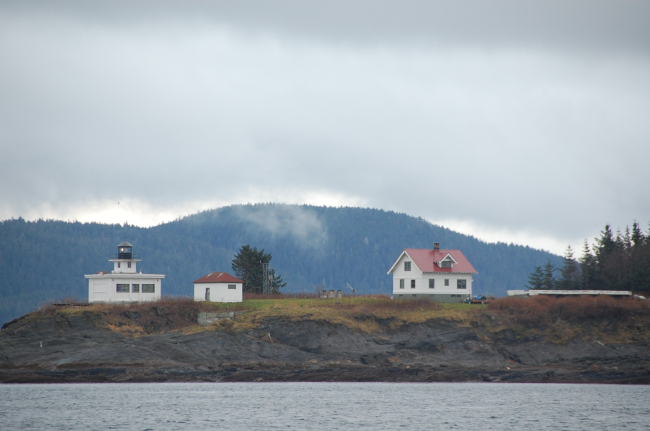Point Retreat Lighthouse, to the NW of Juneau on Chatham Strait