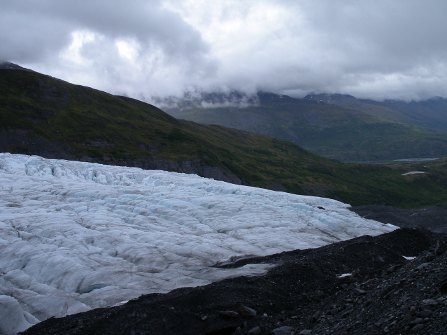 A view of Worthington Glacier