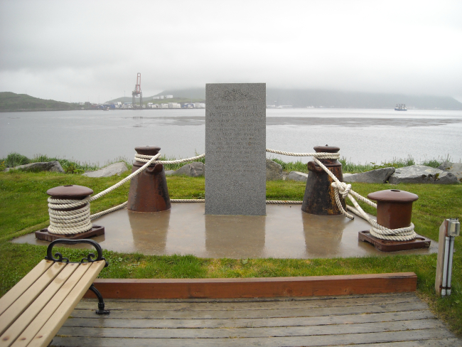 World War II memorial at Dutch Harbor