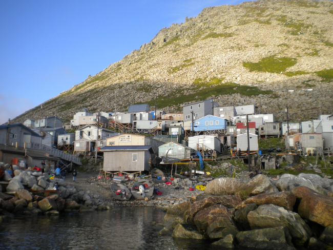 Little Diomede Island native village