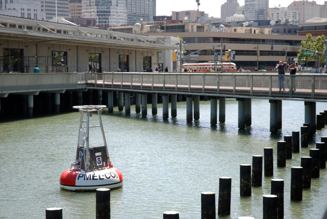 TAO buoy on display in San Francisco Harbor
