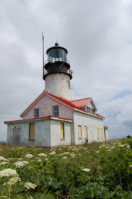 Tatoosh Island Lighthouse on a beautiful day