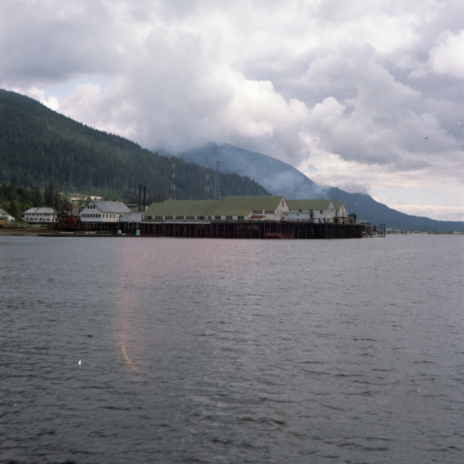 A waterside cannery at Ketchikan