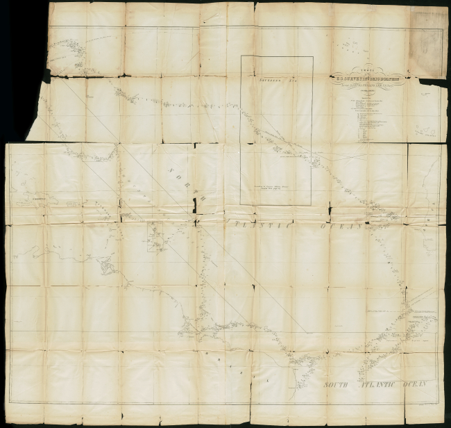 Track of the Surveying Brig DOLPHIN from September 1851 to July 1852