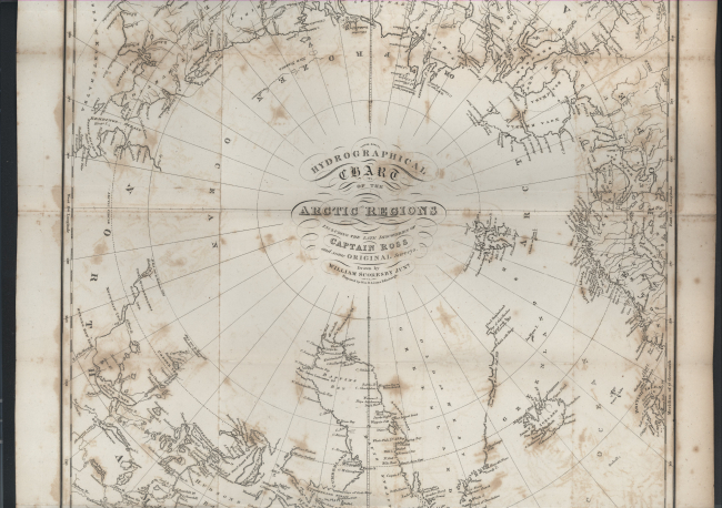 Hydrographical Chart of the Arctic Regions Including the Late Discoveries ofCaptain Ross and Some Original Surveys by William Scoresby, Junr
