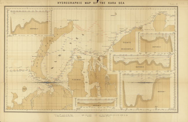 Hydrographic Map of the Kara Sea