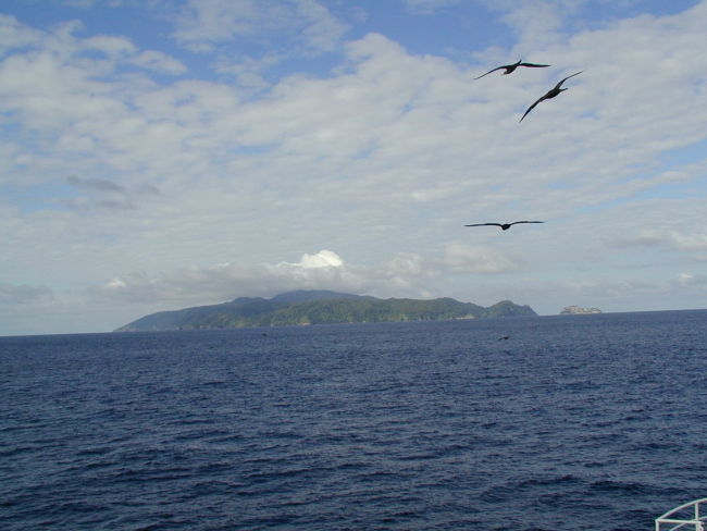 Isla Cocos as seen from the NOAA Ship McARTHUR during STAR 2000 project