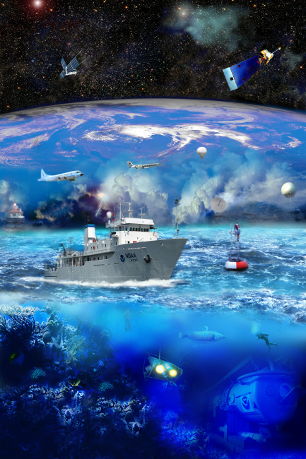 NOAA systems from the bottom of the sea to outer space