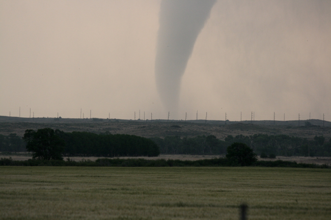 Tornado over the plains
