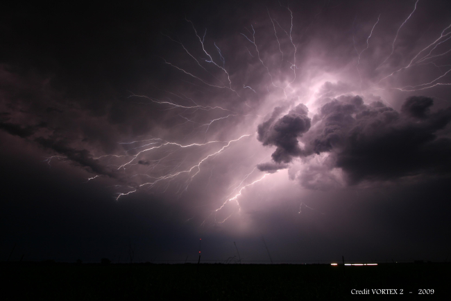 Lightning over the Great Plains
