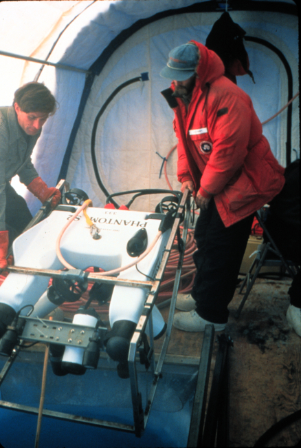 Deploying the PHANTOM S2 through ice in Antarctica